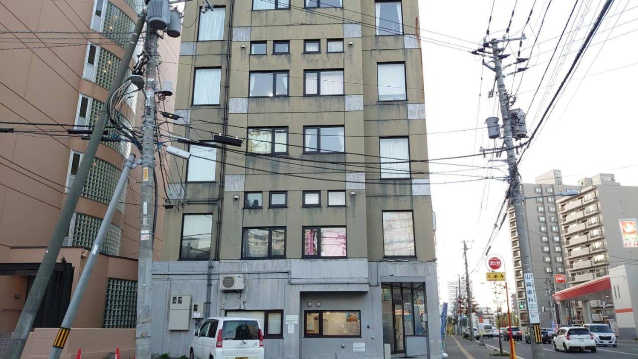 Apartamento Ams Hiragishi 11 Rm 502 平岸駅から3分 解放感あって明るいお部屋 家族やお友達と 札幌ドームや中心部まで1駅 Exterior foto